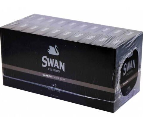 SWAN-Φιλτράκια-Carbon-Ανθρακας-Extra-Slim-120-φιλτράκια-20τεμ