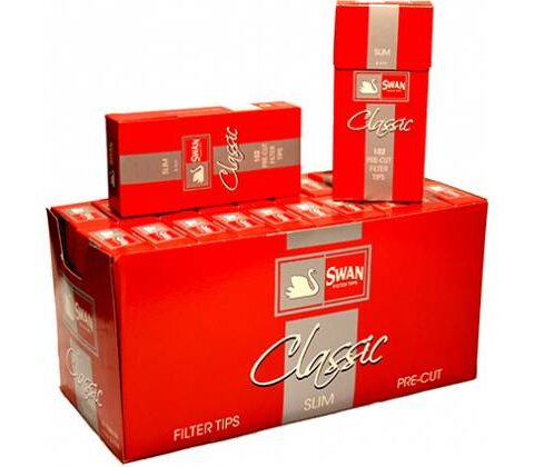 SWAN-Φιλτράκια-Κόκκινο-Slim-20τεμ